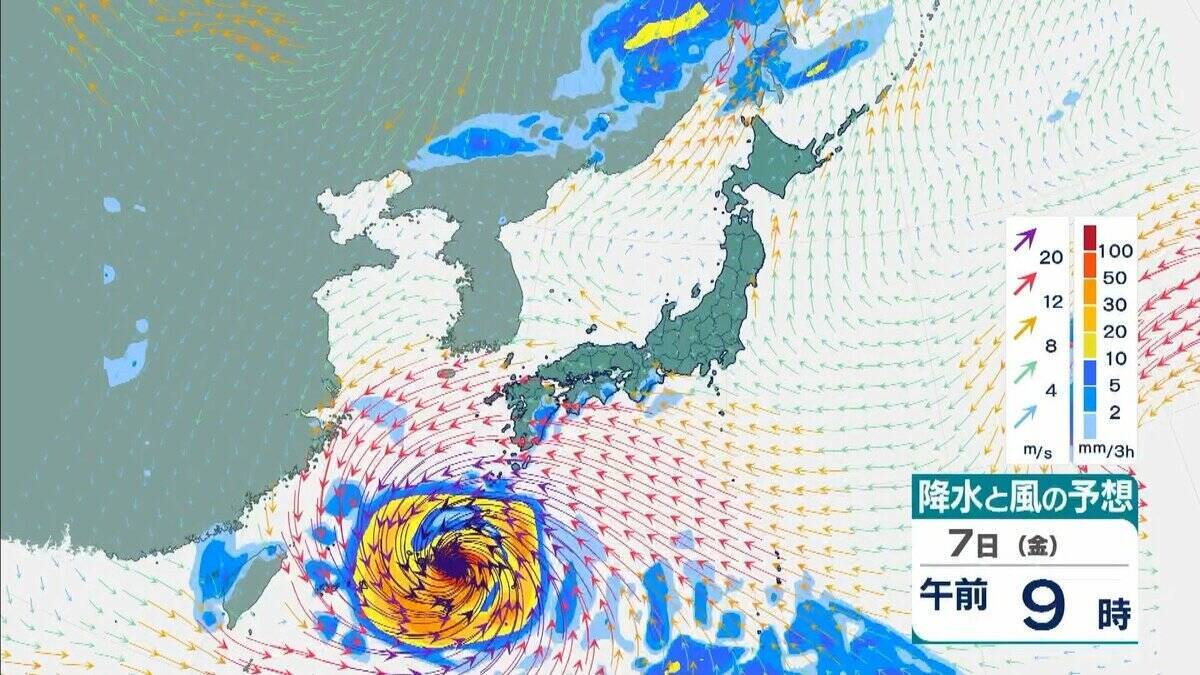 【台風13号（ドルフィン）】強い勢力で沖縄・奄美へ接近か　被災地・熊本では週後半に雨の可能性…土砂災害に要警戒　日本のはるか南東で“台風のたまご”発生…6日午前には台風に発達か【雨風シミュレーション】