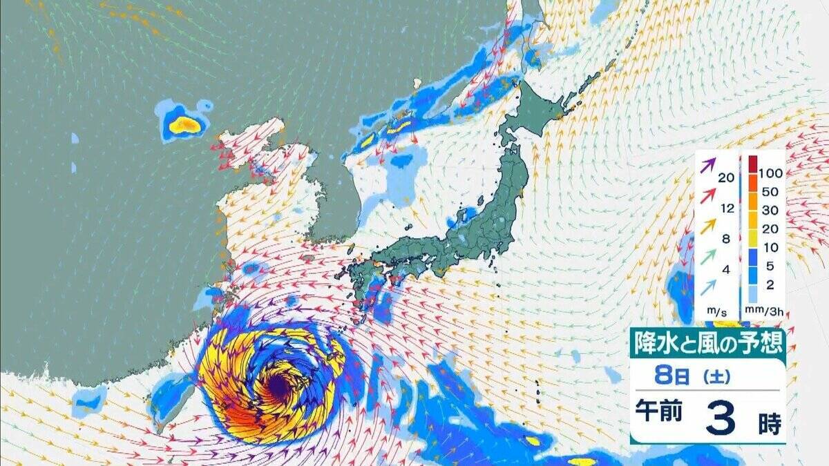 【台風13号（ドルフィン）】強い勢力で沖縄・奄美へ接近か　被災地・熊本では週後半に雨の可能性…土砂災害に要警戒　日本のはるか南東で“台風のたまご”発生…6日午前には台風に発達か【雨風シミュレーション】