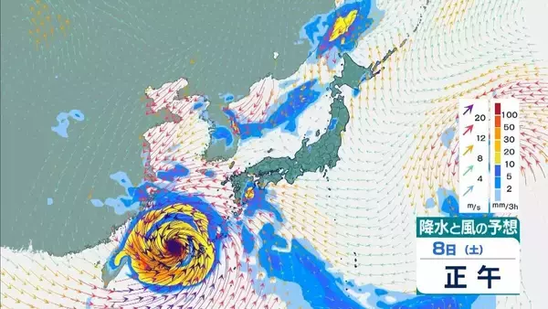 「【台風13号（ドルフィン）】強い勢力で沖縄・奄美へ接近か　被災地・熊本では週後半に雨の可能性…土砂災害に要警戒　日本のはるか南東で“台風のたまご”発生…6日午前には台風に発達か【雨風シミュレーション】」の画像