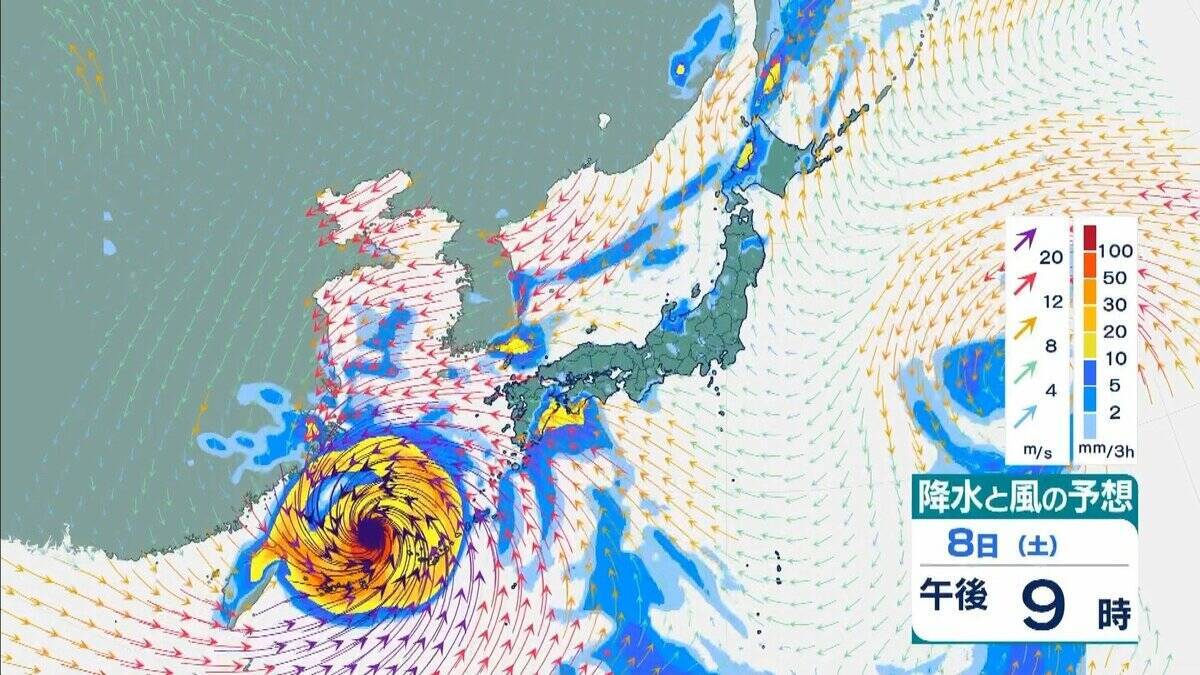 【台風13号（ドルフィン）】強い勢力で沖縄・奄美へ接近か　被災地・熊本では週後半に雨の可能性…土砂災害に要警戒　日本のはるか南東で“台風のたまご”発生…6日午前には台風に発達か【雨風シミュレーション】