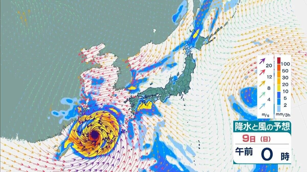【台風13号（ドルフィン）】強い勢力で沖縄・奄美へ接近か　被災地・熊本では週後半に雨の可能性…土砂災害に要警戒　日本のはるか南東で“台風のたまご”発生…6日午前には台風に発達か【雨風シミュレーション】