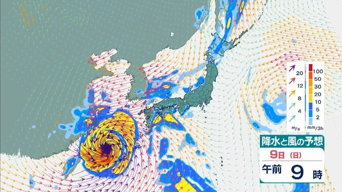 【台風13号（ドルフィン）】強い勢力で沖縄・奄美へ接近か　被災地・熊本では週後半に雨の可能性…土砂災害に要警戒　日本のはるか南東で“台風のたまご”発生…6日午前には台風に発達か【雨風シミュレーション】