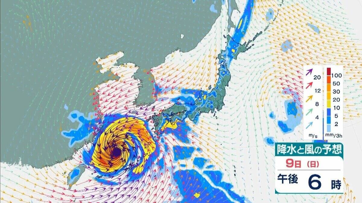 【台風13号（ドルフィン）】強い勢力で沖縄・奄美へ接近か　被災地・熊本では週後半に雨の可能性…土砂災害に要警戒　日本のはるか南東で“台風のたまご”発生…6日午前には台風に発達か【雨風シミュレーション】