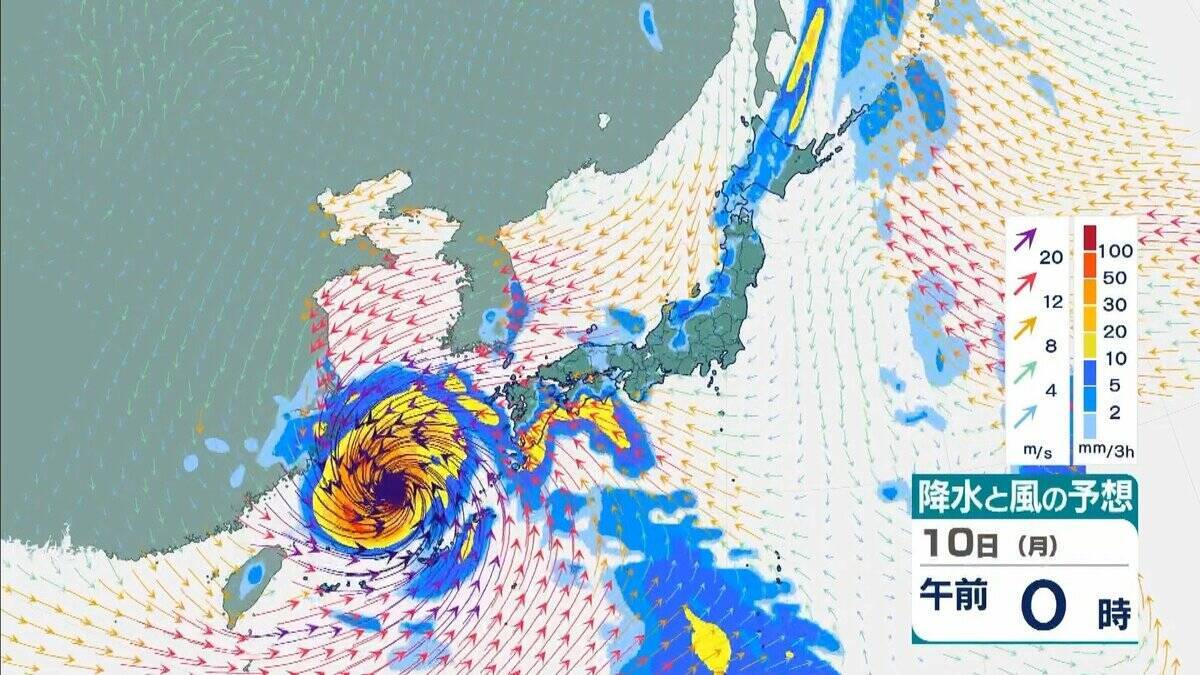 【台風13号（ドルフィン）】強い勢力で沖縄・奄美へ接近か　被災地・熊本では週後半に雨の可能性…土砂災害に要警戒　日本のはるか南東で“台風のたまご”発生…6日午前には台風に発達か【雨風シミュレーション】