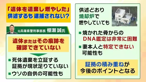 「「焼かれた骨からのDNA鑑定は困難」旭山動物園の焼却炉に妻を遺棄か　男性は妻の殺害ほのめかす供述も…遺体は見つからず　今後の捜査のカギは？【元兵庫県警幹部に聞く】」の画像