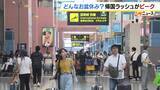 「「宿題は全然やってない」関西空港でお盆の帰国ラッシュがピーク　スーツケースや大きな荷物携える人・人・人！」の画像1