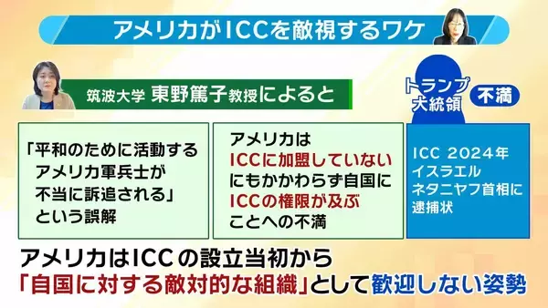 「「アメリカの目的はICCの破壊」自国への“干渉”に不満？赤根所長への制裁は「家族に及ぶ可能性」クレカ使えず国際送金も難しく？日本の姿勢に「気持ちだけでなく"意思"示して」と専門家」の画像