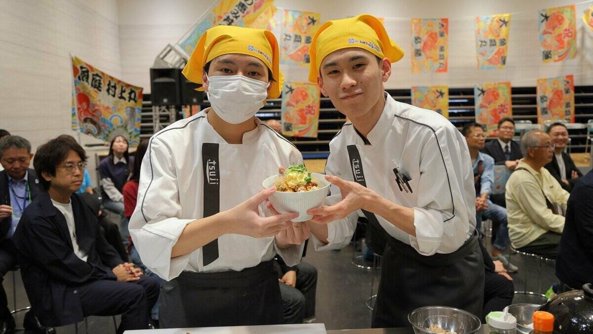 大阪湾の恵みを丼に！学生たちがレシピ対決　SUPER EIGHT・村上信五さんらが審査「どの丼もほんまにおいしかった」【全国豊かな海づくり大会】