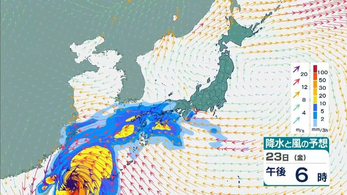 台風30号「チャンパー」は非常に強い勢力で沖縄の先島諸島へ　暴風・高波に警戒　台湾周辺で進路を北に　東シナ海を北上か
