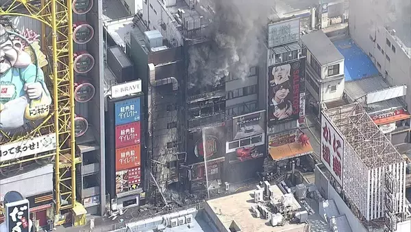 たばこポイ捨て15分後に出火か　「やるせない」「やりきれない」消火活動中に死亡の消防隊員2人の遺族　大阪・道頓堀ビル火災