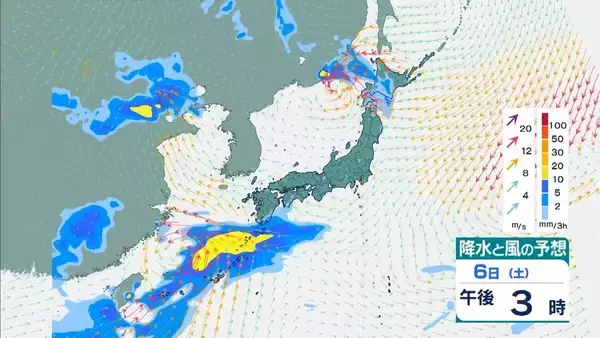 「【台風情報】台風のたまご「熱帯低気圧」日本列島に接近へ…６日には沖縄地方に？７日ごろから本州に接近か【雨風シミュレーション】」の画像