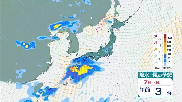 「【台風情報】台風のたまご「熱帯低気圧」日本列島に接近へ…６日には沖縄地方に？７日ごろから本州に接近か【雨風シミュレーション】」の画像