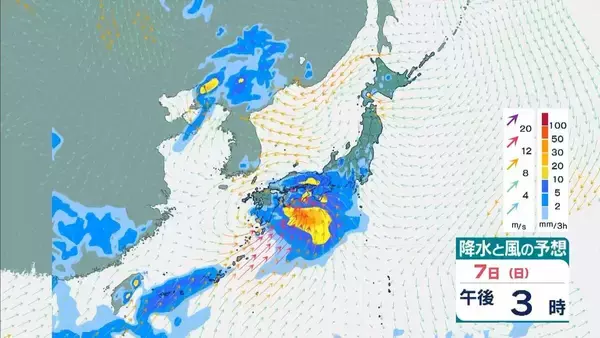 「【台風情報】台風のたまご「熱帯低気圧」日本列島に接近へ…６日には沖縄地方に？７日ごろから本州に接近か【雨風シミュレーション】」の画像