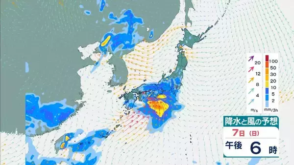 「【台風情報】台風のたまご「熱帯低気圧」日本列島に接近へ…６日には沖縄地方に？７日ごろから本州に接近か【雨風シミュレーション】」の画像