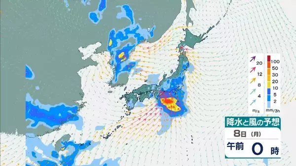 「【台風情報】台風のたまご「熱帯低気圧」日本列島に接近へ…６日には沖縄地方に？７日ごろから本州に接近か【雨風シミュレーション】」の画像