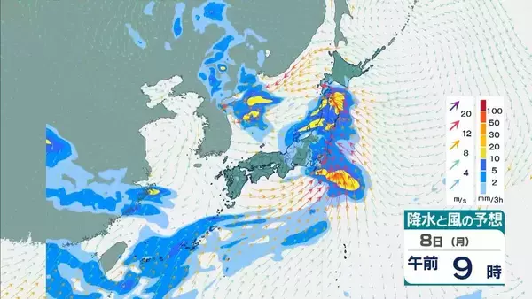 「【台風情報】台風のたまご「熱帯低気圧」日本列島に接近へ…６日には沖縄地方に？７日ごろから本州に接近か【雨風シミュレーション】」の画像