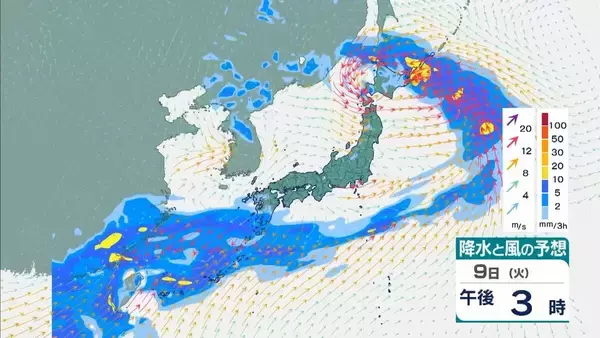 「【台風情報】台風のたまご「熱帯低気圧」日本列島に接近へ…６日には沖縄地方に？７日ごろから本州に接近か【雨風シミュレーション】」の画像