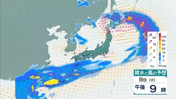 「【台風情報】台風のたまご「熱帯低気圧」日本列島に接近へ…６日には沖縄地方に？７日ごろから本州に接近か【雨風シミュレーション】」の画像
