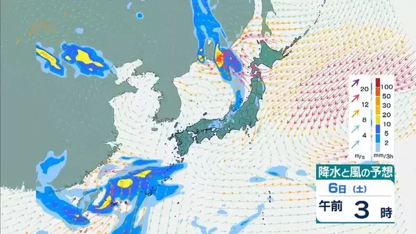 「【台風情報】台風のたまご「熱帯低気圧」日本列島に接近へ…６日には沖縄地方に？７日ごろから本州に接近か【雨風シミュレーション】」の画像