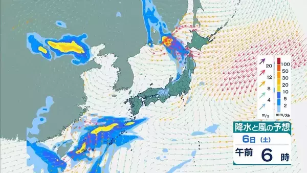 「【台風情報】台風のたまご「熱帯低気圧」日本列島に接近へ…６日には沖縄地方に？７日ごろから本州に接近か【雨風シミュレーション】」の画像
