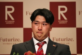 【ドラフト】ソフトバンク2位指名の立命館大・有馬伽久「大学初球で146キロ」の衝撃と53年ぶり10者連続K “何があっても動じない”強心臓が見せた涙とDeNA東克樹への憧れ【記者目線】
