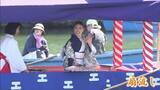 「【京都・三船祭】土屋太鳳さんが優美な所作で「扇流し」　15年前、仕事のプレッシャーで神社参拝…縁つながり参加が実現　京都・嵐山」の画像1