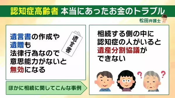 「【認知症とお金】「金を盗んだだろう」高齢者が銀行に電話繰り返す→認知症を疑われ口座凍結…解除に必要な『成年後見制度』とは？費用の目安は月額2万円？【専門家解説】」の画像