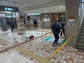【速報】「20代の女性が刺された」大阪・天王寺駅付近の地下街で通報…女性搬送　容態わからず　男は逃走している可能性
