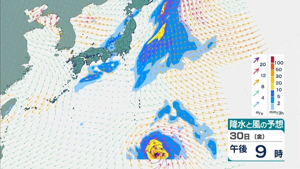 【台風情報】4日には日本の南で頭を起こし「北寄り」に　非常に強い台風31号「インファ」　最大瞬間風速は“木造住宅が倒壊し始める”65メートル