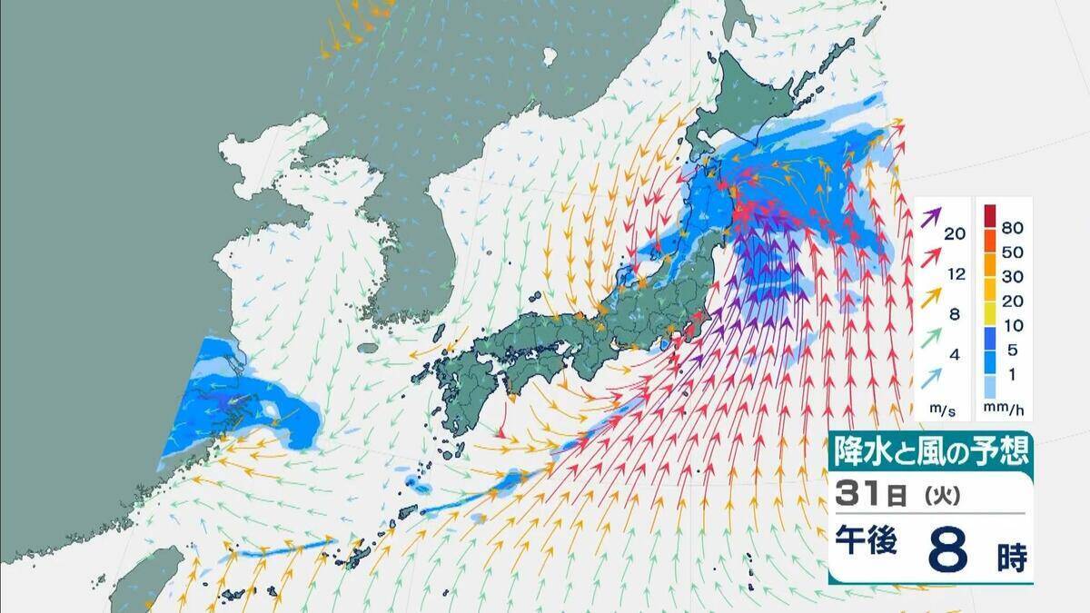 【春の嵐】西日本の広範囲で落雷や激しい突風に注意 　大気の状態が非常に不安定、30日～31日にかけて近畿で最大20メートルの風【気象庁　雨と風シミュレーション】