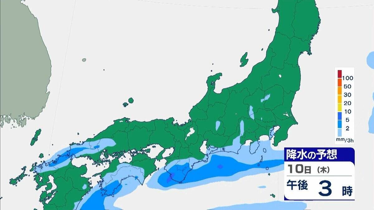 【大雨情報】大阪・兵庫・和歌山は線状降水帯発生のおそれ 元台風24号が北上 秋雨前線の活動が活発化