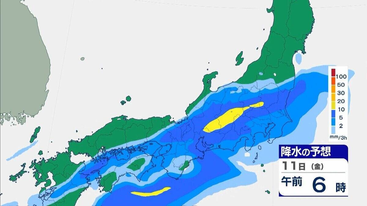 【大雨情報】大阪・兵庫・和歌山は線状降水帯発生のおそれ 元台風24号が北上 秋雨前線の活動が活発化