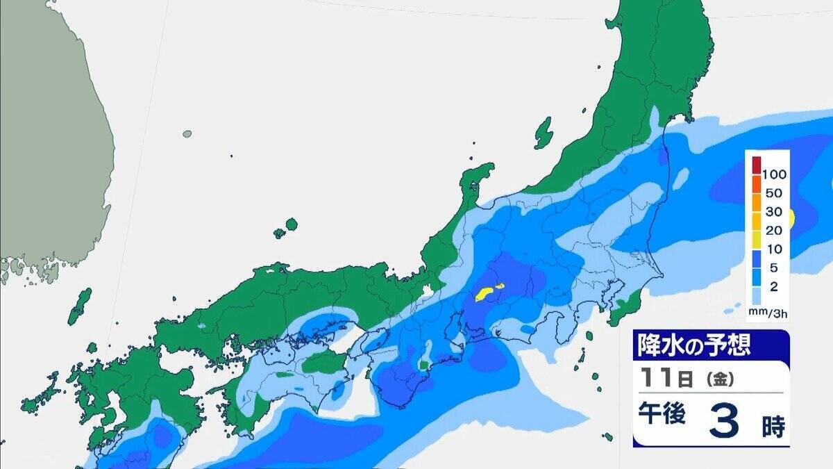 【大雨情報】大阪・兵庫・和歌山は線状降水帯発生のおそれ 元台風24号が北上 秋雨前線の活動が活発化