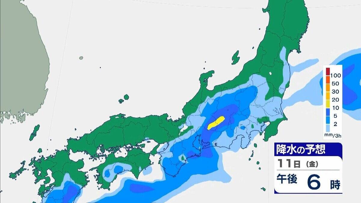【大雨情報】大阪・兵庫・和歌山は線状降水帯発生のおそれ 元台風24号が北上 秋雨前線の活動が活発化