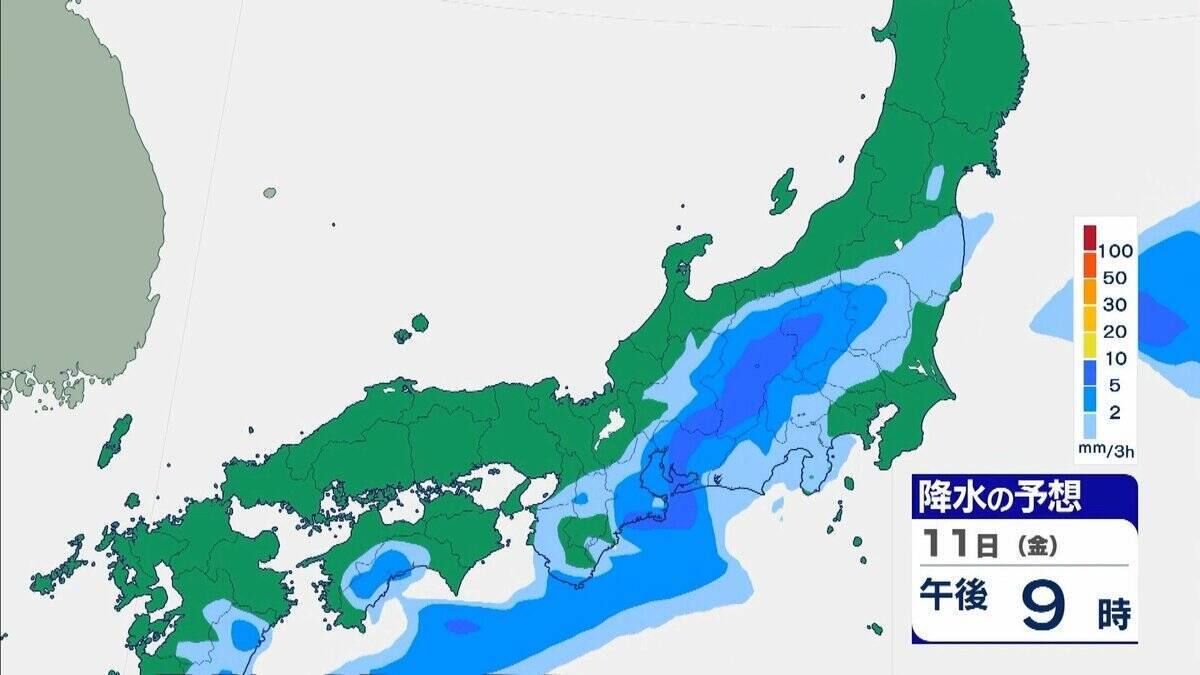 【大雨情報】大阪・兵庫・和歌山は線状降水帯発生のおそれ 元台風24号が北上 秋雨前線の活動が活発化