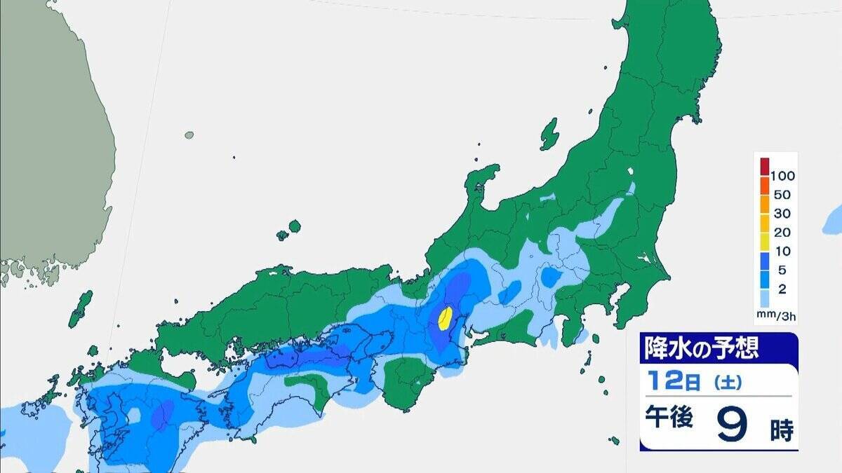 【大雨情報】大阪・兵庫・和歌山は線状降水帯発生のおそれ 元台風24号が北上 秋雨前線の活動が活発化