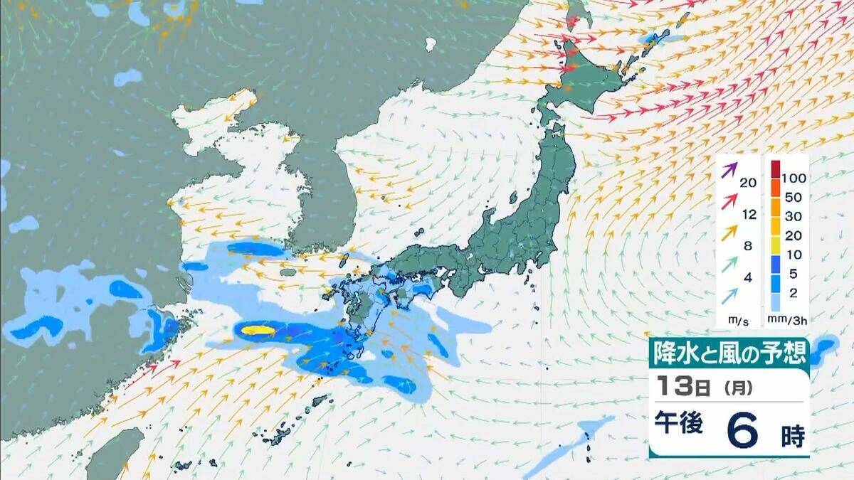 【春の嵐】近畿地方などで急な強い雨、落雷や激しい突風に夜遅くまで注意　北海道では日曜日にかけ暴風高波のおそれ【雨と風シミュレーション　気象庁】