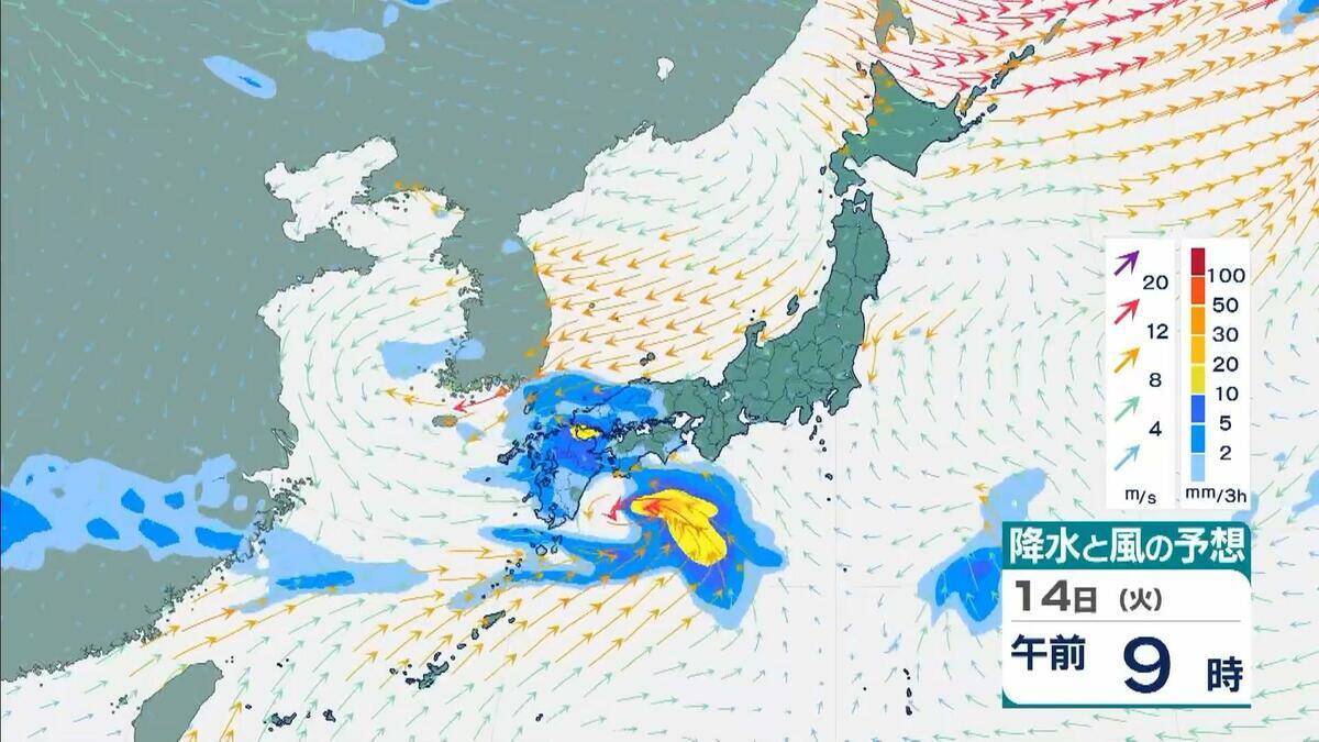 【春の嵐】近畿地方などで急な強い雨、落雷や激しい突風に夜遅くまで注意　北海道では日曜日にかけ暴風高波のおそれ【雨と風シミュレーション　気象庁】