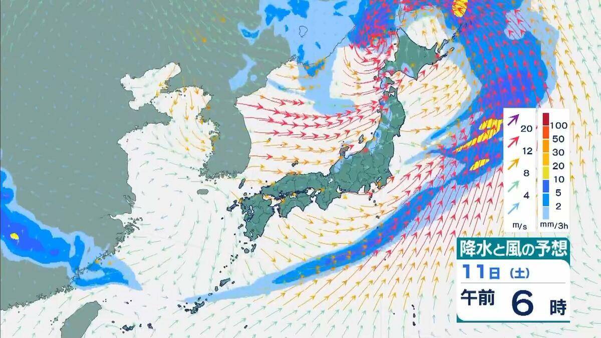 【春の嵐】近畿地方などで急な強い雨、落雷や激しい突風に夜遅くまで注意　北海道では日曜日にかけ暴風高波のおそれ【雨と風シミュレーション　気象庁】