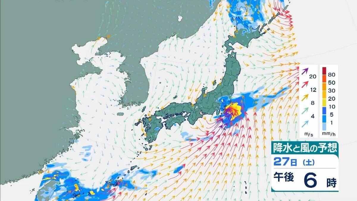 【台風７号】今どこに？夜にかけ関東に接近か…東海地方では「最大２００ミリ」大雨予想も　東京・神奈川・埼玉・千葉など首都圏への影響は？【雨と風の最新シミュレーション】