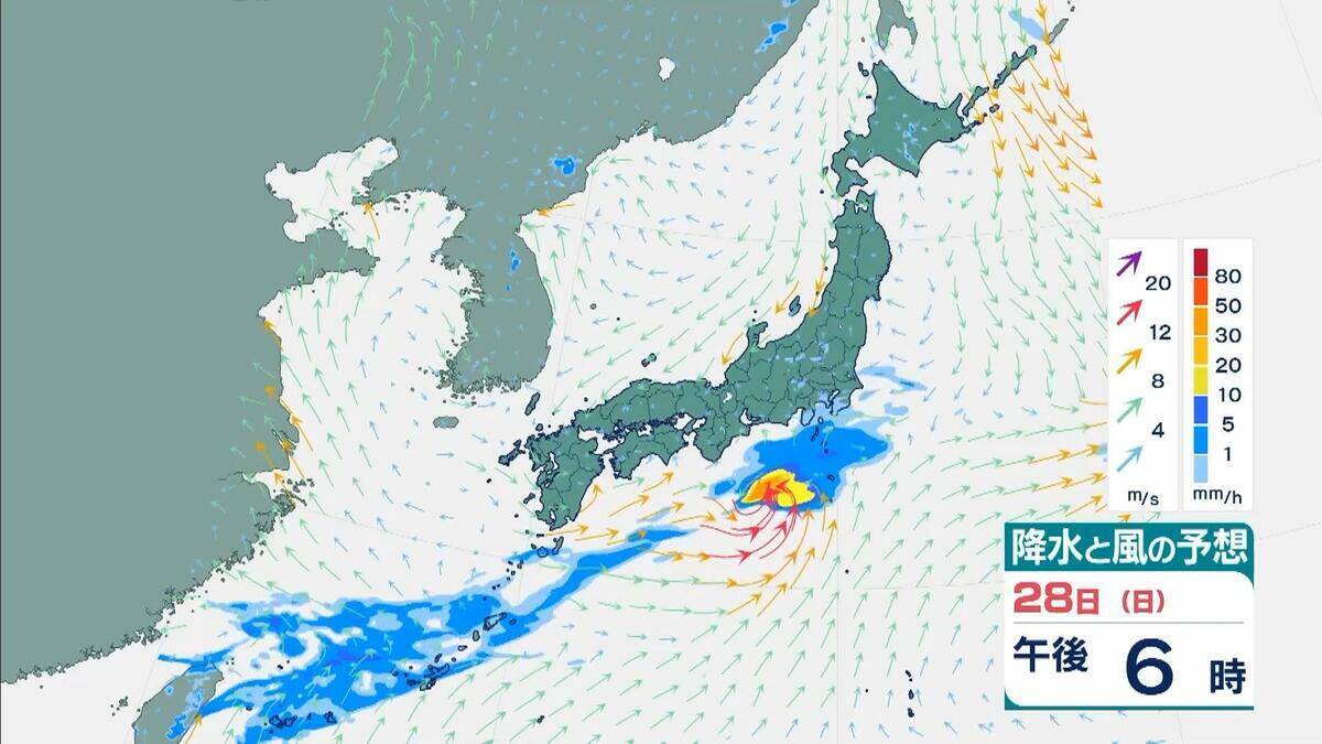 【台風７号】今どこに？夜にかけ関東に接近か…東海地方では「最大２００ミリ」大雨予想も　東京・神奈川・埼玉・千葉など首都圏への影響は？【雨と風の最新シミュレーション】