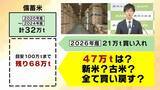 「【今年は新米が安い？】店には在庫の山　令和のコメ騒動から一転“コメ余り”で「早く売らないと」急落どこまで「9月中には3000円を切るのでは」と専門家」の画像4
