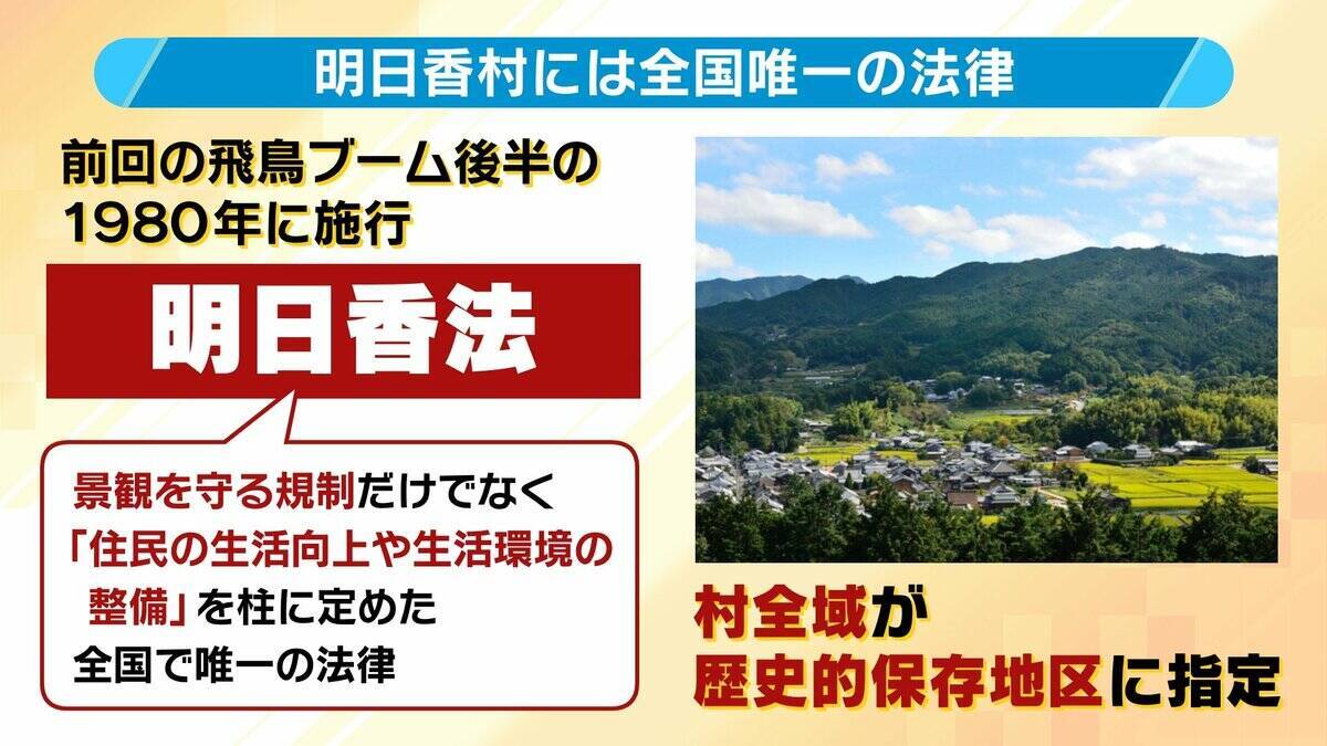「一過性のブームは不要」新・世界遺産『飛鳥・藤原の宮都』観光客増でオーバーツーリズム警戒「駐車場は有料・予約制に」など教訓踏まえ対策　専門家「かなり上手くいっている」