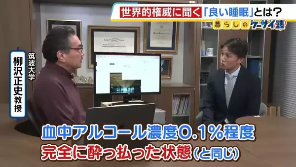 【柳沢正史氏】世界的権威が説く“睡眠の新常識”「量を確保せずして質を論じるのはナンセンス」「６時間睡眠×１０日＝徹夜」実はＮＧな睡眠法とは！？
