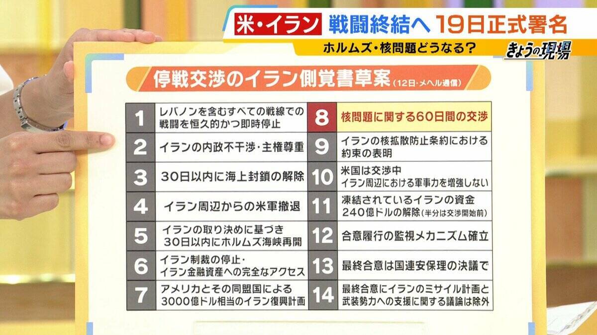 【なぜいま】アメリカ・イランが戦闘終結に正式合意へ「トランプ氏の誕生日に『いい発表』をしたかったから」と専門家指摘　支持層向け“お祭り”の面も　ホルムズ・核問題どうなる　イスラエルがワイルドカードに？【解説】