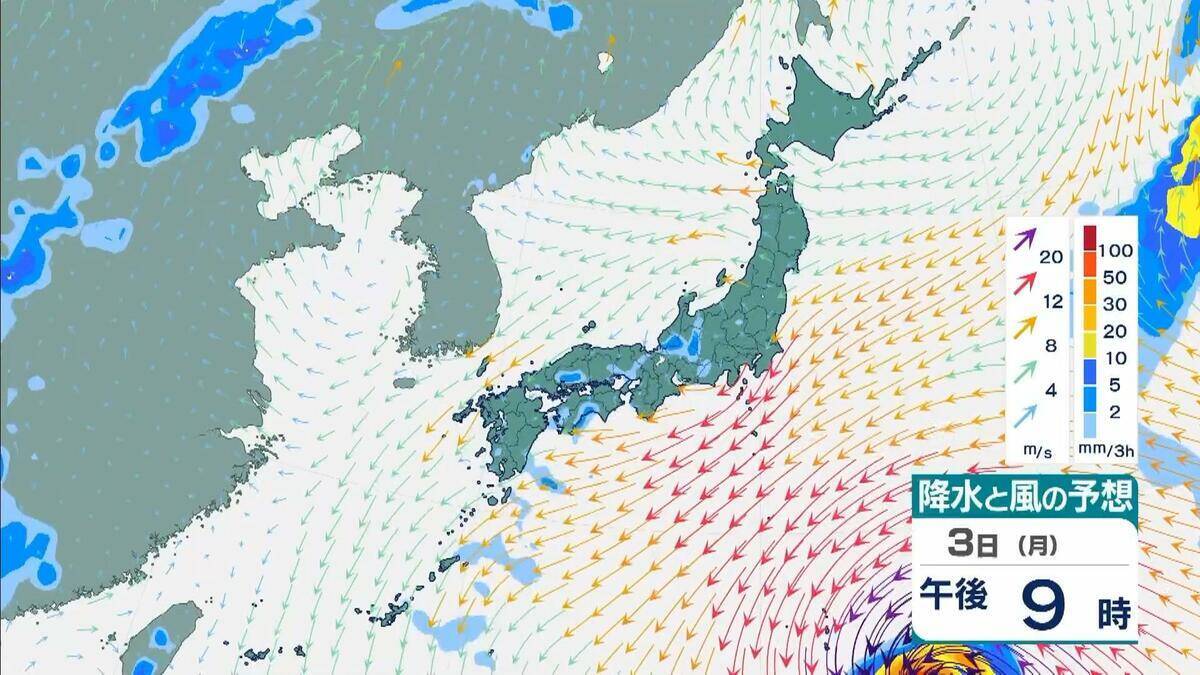 【台風13号】「猛烈」な勢力でウェーク島近海を西北西へ…最大瞬間風速「秒速80メートル」　来週5日ごろには日本の南へ接近のおそれ　地震被災地も最新情報に注視を【雨と風最新シミュレーション】