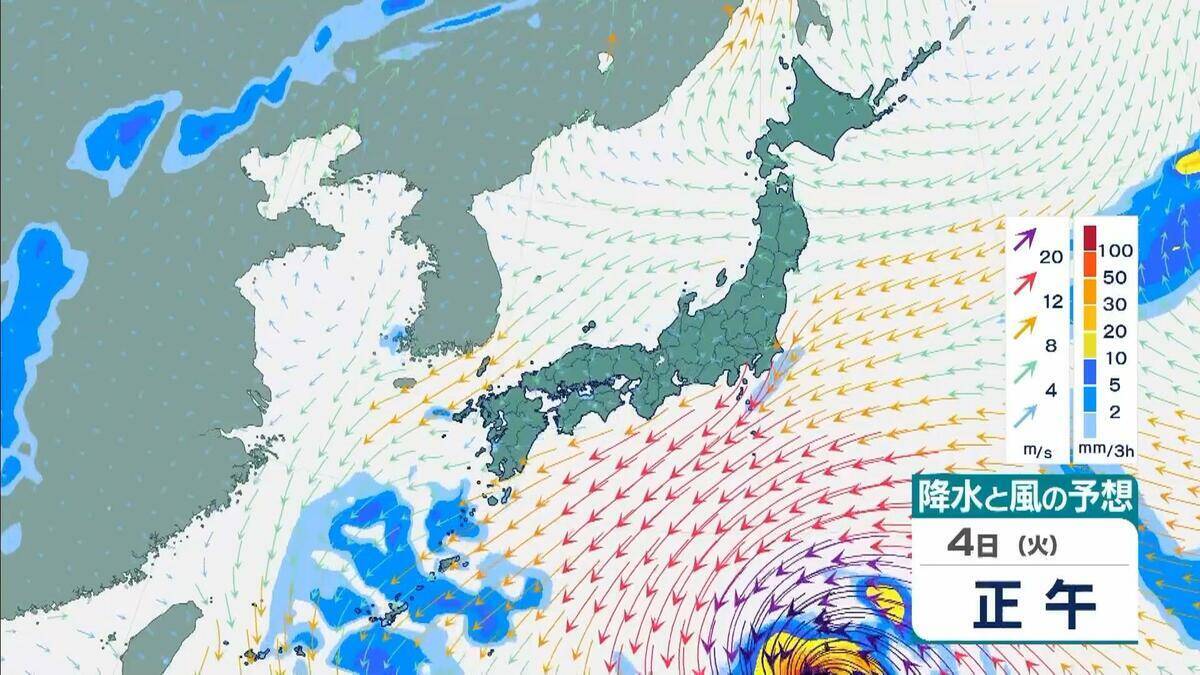 【台風13号】「猛烈」な勢力でウェーク島近海を西北西へ…最大瞬間風速「秒速80メートル」　来週5日ごろには日本の南へ接近のおそれ　地震被災地も最新情報に注視を【雨と風最新シミュレーション】