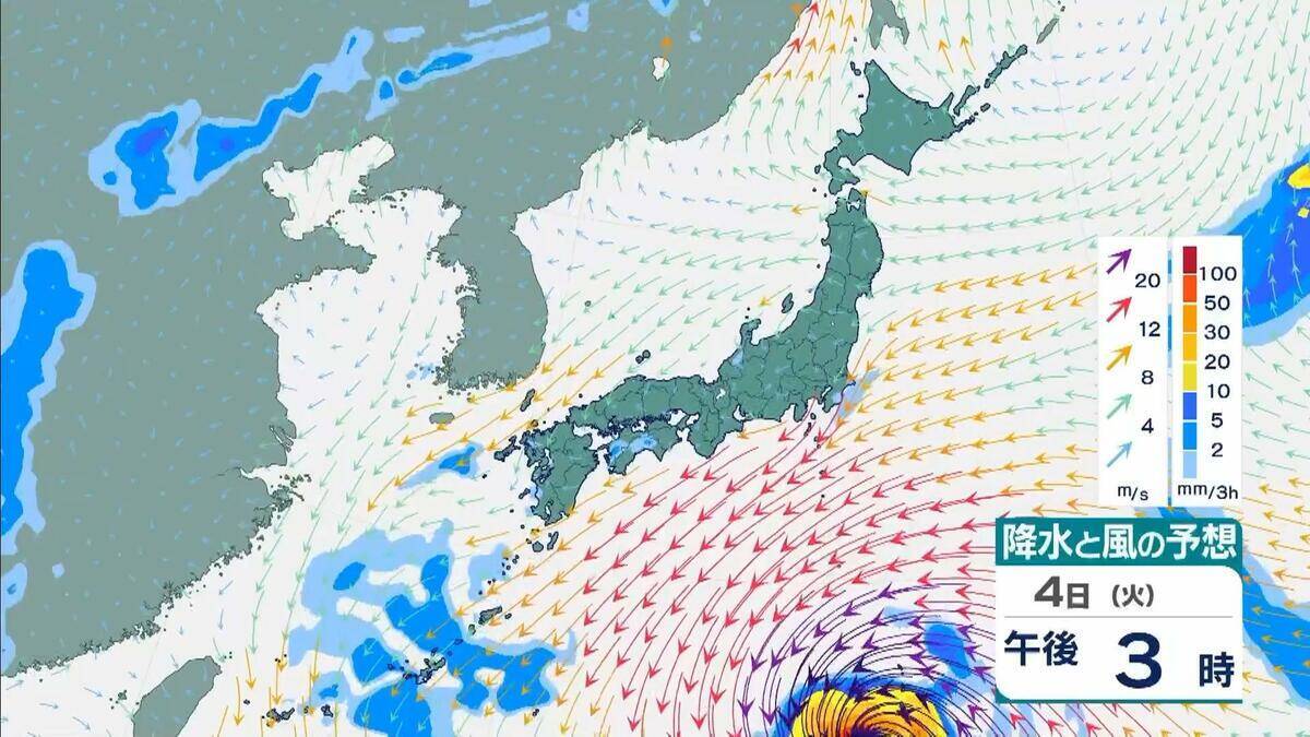 【台風13号】「猛烈」な勢力でウェーク島近海を西北西へ…最大瞬間風速「秒速80メートル」　来週5日ごろには日本の南へ接近のおそれ　地震被災地も最新情報に注視を【雨と風最新シミュレーション】