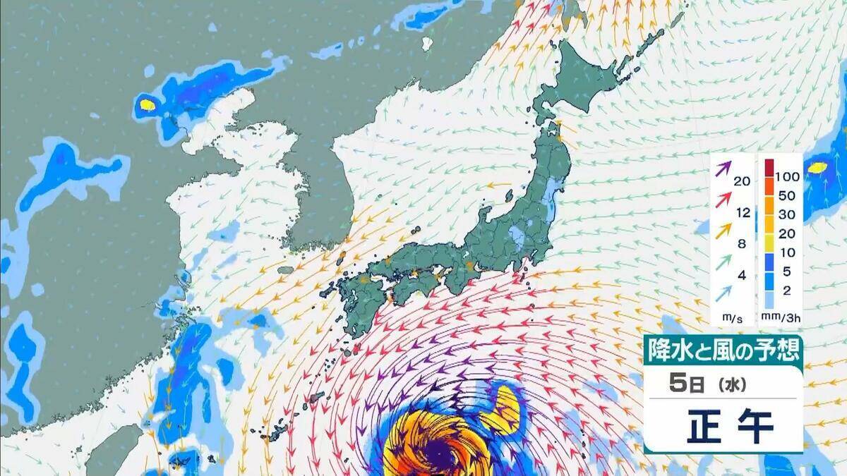 【台風13号】「猛烈」な勢力でウェーク島近海を西北西へ…最大瞬間風速「秒速80メートル」　来週5日ごろには日本の南へ接近のおそれ　地震被災地も最新情報に注視を【雨と風最新シミュレーション】