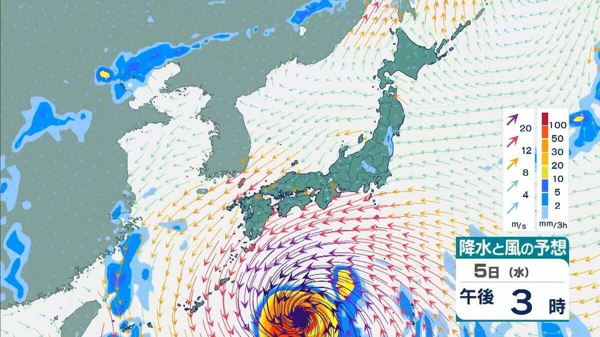 【台風13号】「猛烈」な勢力でウェーク島近海を西北西へ…最大瞬間風速「秒速80メートル」　来週5日ごろには日本の南へ接近のおそれ　地震被災地も最新情報に注視を【雨と風最新シミュレーション】